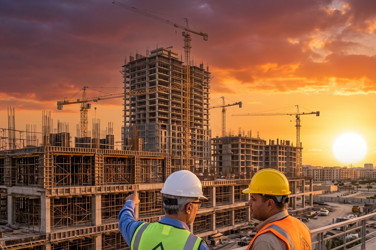 فريق المهندسين وإدارة المشروعات في بناة مصر
