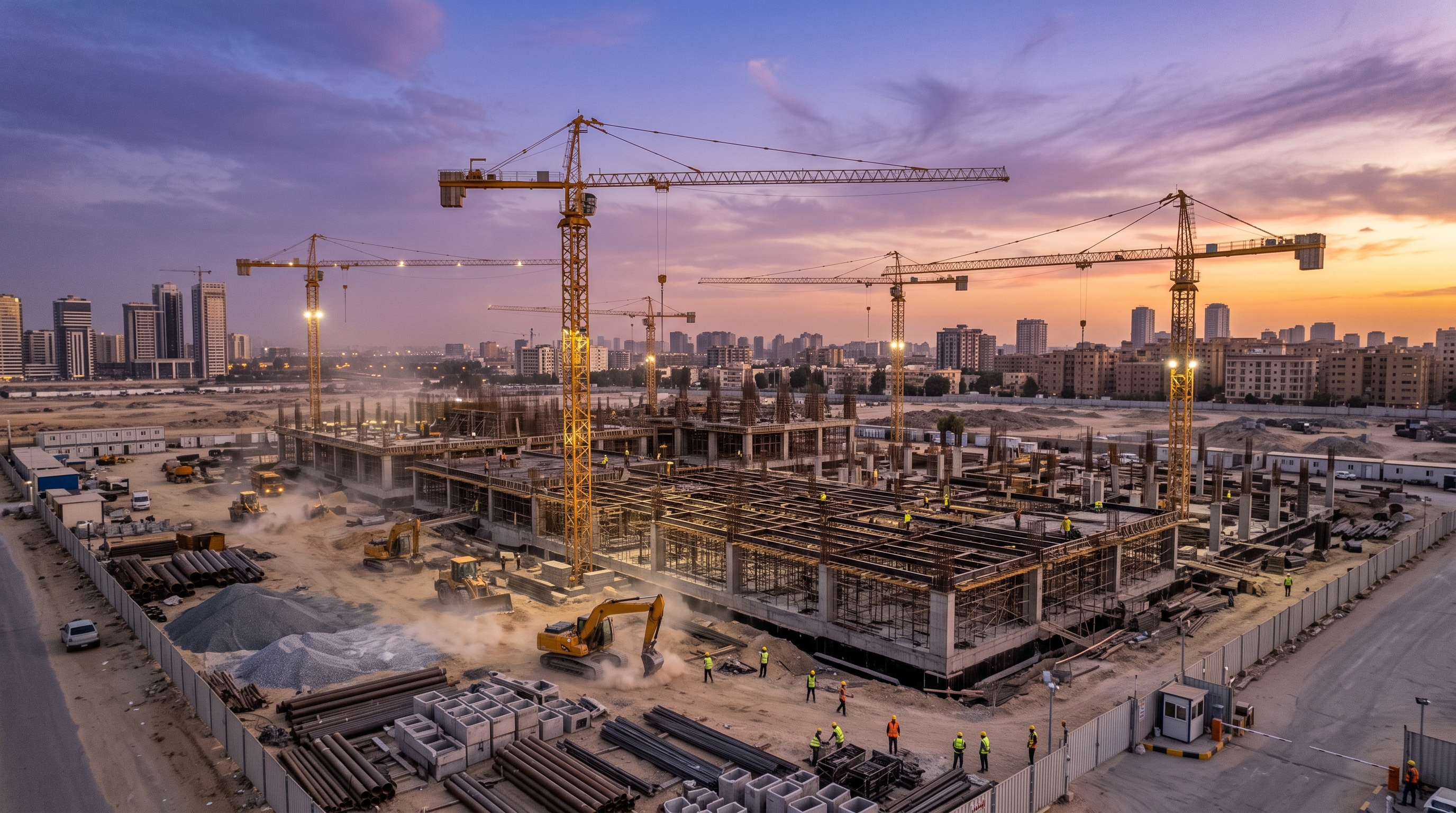 المجمعات السكنية والفيلات الفاخرة